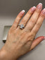 Platinum 3.25ct Lab-Grown Radiant Diamond Engagement Ring | 3.00ct Centre