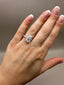 Platinum 3.90ct Lab-Grown Radiant Diamond Engagement Ring | 3.50ct Centre