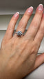Platinum 4.30ct Lab-Grown Round Diamond Engagement Ring | 4.00ct Centre