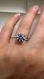 Platinum 4.30ct Lab-Grown Round Diamond Engagement Ring | 4.00ct Centre