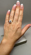 18ct Yellow Gold 4.00ct Lab-Grown Round Diamond Engagement Ring | 4.00ct Centre