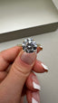 18ct Yellow Gold 4.00ct Lab-Grown Round Diamond Engagement Ring | 4.00ct Centre