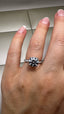 Platinum 3.30ct Lab-Grown Round Diamond Engagement Ring | 3.00ct Centre