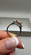 18ct Yellow Gold & Platinum 3.50ct Lab-Grown Pink Radiant & Radiant Diamonds Engagement Ring | 2.50ct Centre Pink Radiant Cut