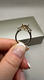 18ct Yellow Gold 3.80ct Lab-Grown Oval & Pear Diamonds Engagement Ring | 3.00ct Centre Oval Cut