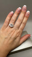 18ct Yellow Gold 5.00ct Lab-Grown Oval Cut & Oval Diamonds Engagement Ring | 3.00ct Centre Oval Cut