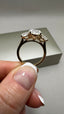 18ct Yellow Gold 5.00ct Lab-Grown Oval Cut & Oval Diamonds Engagement Ring | 3.00ct Centre Oval Cut