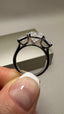 Platinum 4.00ct Lab-Grown Pear & Tapered Baguette Diamonds Engagement Ring | 3.00ct Centre Pear Cut
