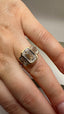18ct Yellow Gold 3.80ct Lab-Grown Emerald Cut & Baguette Diamonds Engagement Ring | 3.00ct Centre Emerald Cut