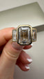 18ct Yellow Gold 3.80ct Lab-Grown Emerald Cut & Baguette Diamonds Engagement Ring | 3.00ct Centre Emerald Cut
