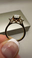 18ct Yellow Gold 3.00ct Lab-Grown Emerald Cut & Tapered Baguette Diamonds Engagement Ring | 2.00ct Centre Emerald Cut