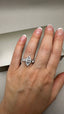 18ct Yellow Gold 4.00ct Lab-Grown Marquise Cut & Tapered Baguette Diamonds Engagement Ring | 3.00ct Centre Emerald Cut