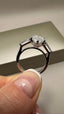 18ct Yellow Gold 4.00ct Lab-Grown Marquise Cut & Tapered Baguette Diamonds Engagement Ring | 3.00ct Centre Emerald Cut