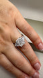 Platinum 4.50ct Lab-Grown Radiant Cut & Trillion Diamonds Engagement Ring | 3.00ct Centre Radiant Cut