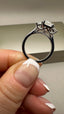 Platinum 3.00ct Lab-Grown Emerald Cut & Tapered Baguette Diamonds Engagement Ring | 2.00ct Centre Emerald Cut