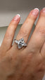 Platinum 3.70ct Lab-Grown Marquise & Pear Cut Diamond Engagement Ring | 3.00ct Centre Marquise