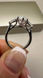 Platinum 3.70ct Lab-Grown Marquise & Pear Cut Diamond Engagement Ring | 3.00ct Centre Marquise