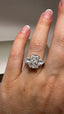 18ct Yellow Gold 4.50ct Lab-Grown Radiant & Trillion Cut Diamond Engagement Ring | 3.00ct Centre Radiant