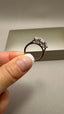 Platinum 2.50ct Lab-Grown Emerald Cut & Round Diamond Engagement Ring | 1.50ct Centre Emerald Cut