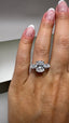 Platinum 3.80ct Lab-Grown Cushion Cut & Pear Cut Diamonds Engagement Ring | 3.00ct Centre Cushion Cut