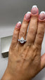 Platinum 3.70ct Lab-Grown Pear Cut & Pear Cut Diamond Engagement Ring | 3.00ct Centre Pear Cut