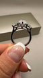 Platinum 3.70ct Lab-Grown Pear Cut & Pear Cut Diamond Engagement Ring | 3.00ct Centre Pear Cut