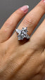 Platinum 2.50ct Lab-Grown Marquise Cut & Pear Cut Diamond Engagement Ring | 2.00ct Centre Marquise Cut