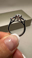 Platinum 2.50ct Lab-Grown Marquise Cut & Pear Cut Diamond Engagement Ring | 2.00ct Centre Marquise Cut