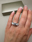 Platinum 4.00ct Lab-Grown Round Cut & Round Diamonds | 2.00ct Centre Round Cut Engagement Ring