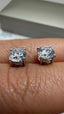 9ct White Gold Single Stone Lab-Grown Diamond Stud Earrings | 1.40ct Round Diamonds