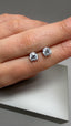 9ct White Gold Single Stone Lab-Grown Diamond Stud Earrings | 1.40ct Round Diamonds