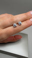 9ct White Gold Single Stone Lab-Grown Diamond Stud Earrings | 1.40ct Round Diamonds