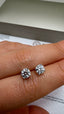9ct White Gold Single Stone Diamond Stud Earrings | 1.00ct Round Diamonds