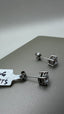 9ct White Gold Single Stone Diamond Stud Earrings | 2.00ct Round Diamonds