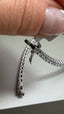 Platinum 6.35ct Lab-Grown Round Diamonds | Tennis Bracelet