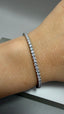 Platinum Lab-Grown Diamond Tennis Bracelet | 4.45ct Round Diamonds