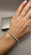 9ct Yellow Gold Lab-Grown Diamond Tennis Bracelet | 12.00ct Round Diamonds