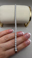 9ct White Gold Lab-Grown Diamond Tennis Bracelet | 9.00ct Round Diamonds