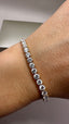 9ct Yellow Gold Lab-Grown Diamond Tennis Bracelet | 9.00ct Round Diamond
