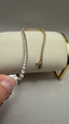 9ct Yellow Gold Lab-Grown Diamond Tennis Bracelet | 9.00ct Round Diamond