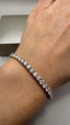 9ct Yellow Gold Lab-Grown Diamond Tennis Bracelet | 8.00ct Round Diamonds