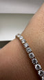 9ct Yellow Gold Lab-Grown Diamond Tennis Bracelet | 7.00ct Round Diamonds