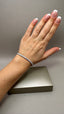 9ct White Gold Lab-Grown Diamond Tennis Bracelet | 7.00ct Round Diamonds
