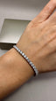 9ct White Gold Lab-Grown Diamond Tennis Bracelet | 7.00ct Round Diamonds