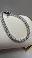 9ct White Gold Lab-Grown Diamond Tennis Bracelet | 7.00ct Round Diamonds