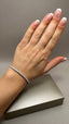 9ct White Gold Lab-Grown Diamond Tennis Bracelet | 6.00ct Round Diamonds