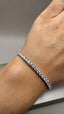 9ct White Gold Lab-Grown Diamond Tennis Bracelet | 6.00ct Round Diamonds
