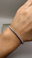 9ct White Gold Lab-Grown Diamond Tennis Bracelet | 5.00ct Round Diamonds