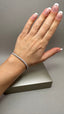 9ct White Gold Lab-Grown Diamond Tennis Bracelet | 5.00ct Round Diamonds