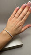 9ct Yellow Gold Lab-Grown Diamond Tennis Bracelet | 5.00ct Round Diamonds